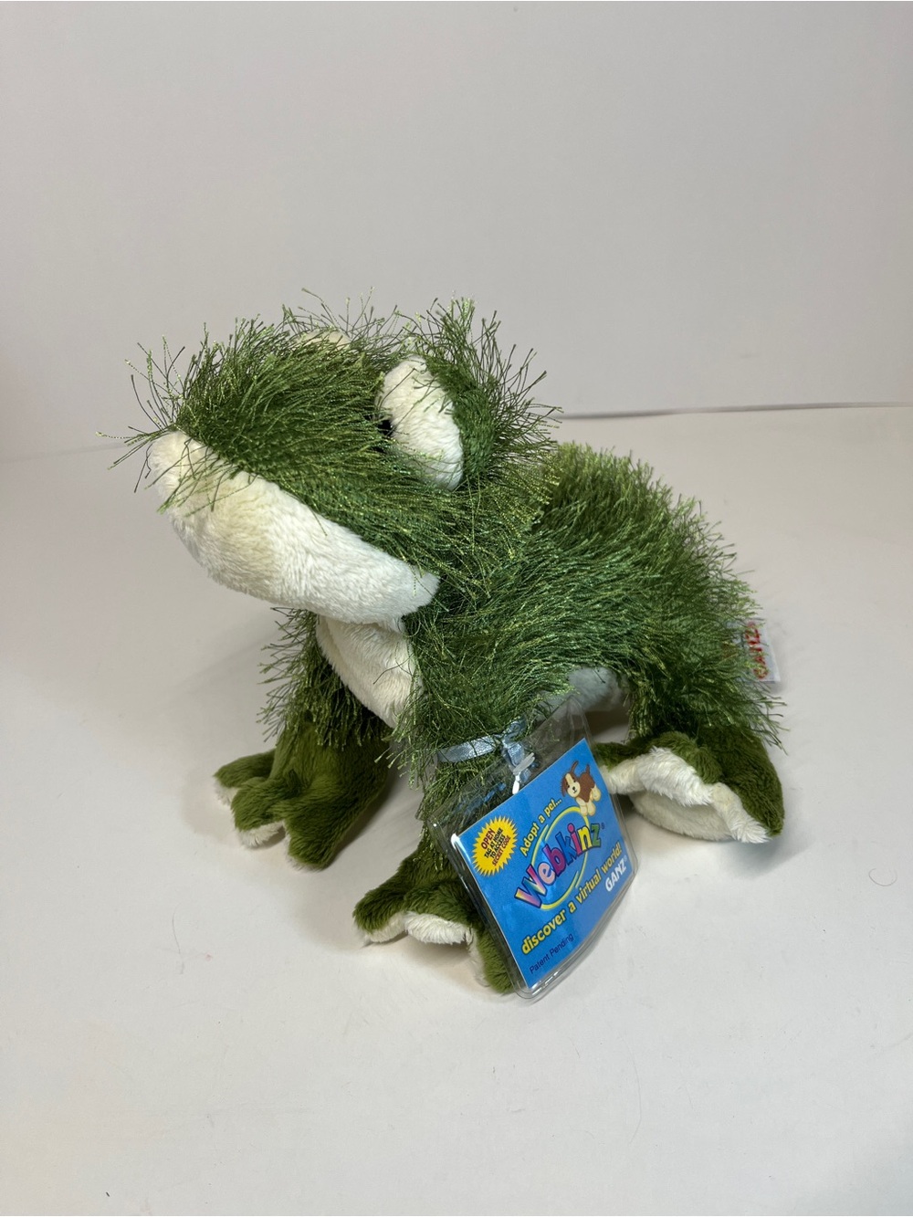 Webkinz Frog HM001 Plush Stuffed Animal Ganz Toy NWT With Code Unused Green